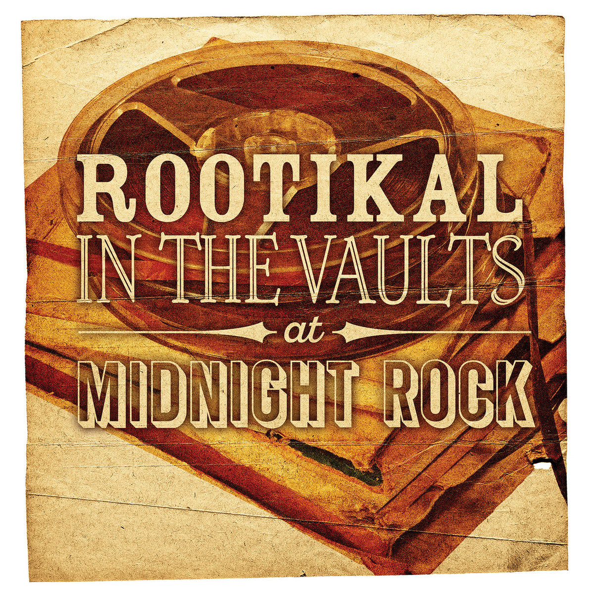 Various Artists – Rootikal in the Vaults at Midnight Rock vinyl record cover
