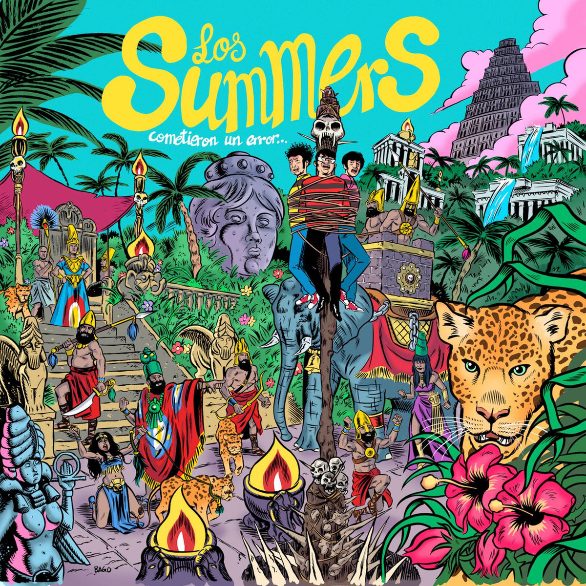 Los Summers – Cometieron Un Error vinyl record cover