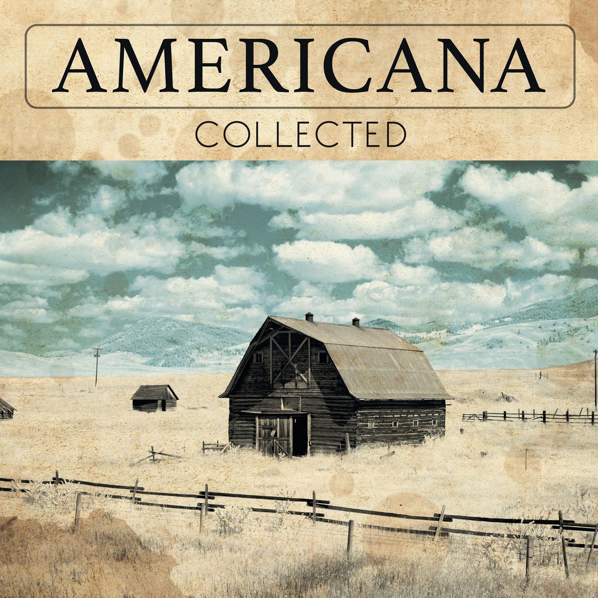 Various Artists – Americana Collected [2LP] (LIMITED RED 180 GRAM AUDIOPHILE VINYL, INSERT WITH LINER NOTES, PHOTOS & CREDITS, NUMBERED TO 2000) vinyl record cover