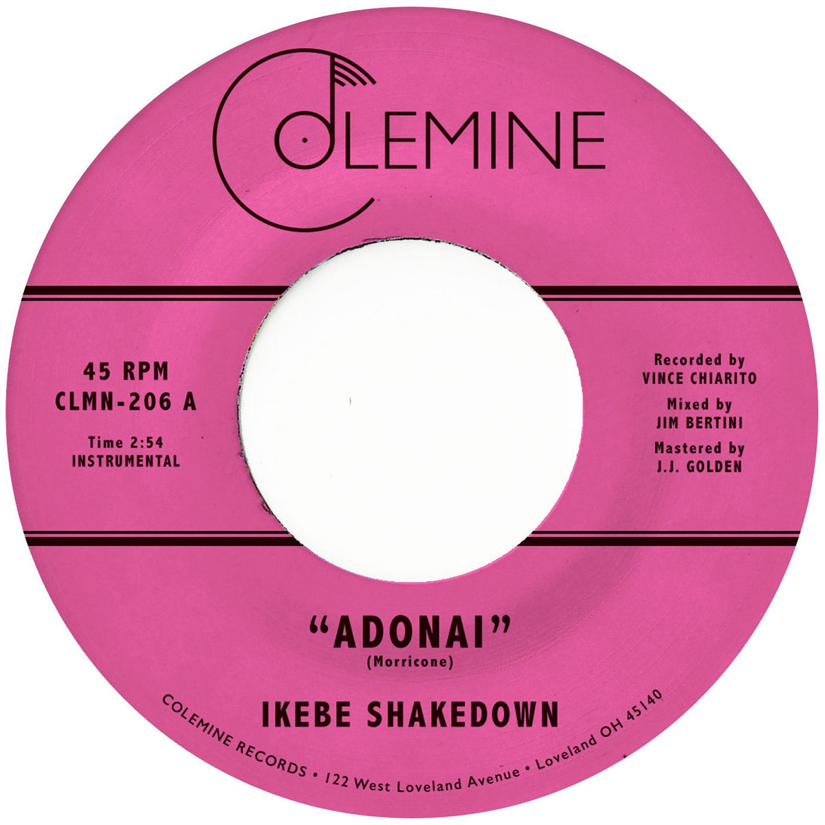 Ikebe Shakedown – Adonai vinyl cover