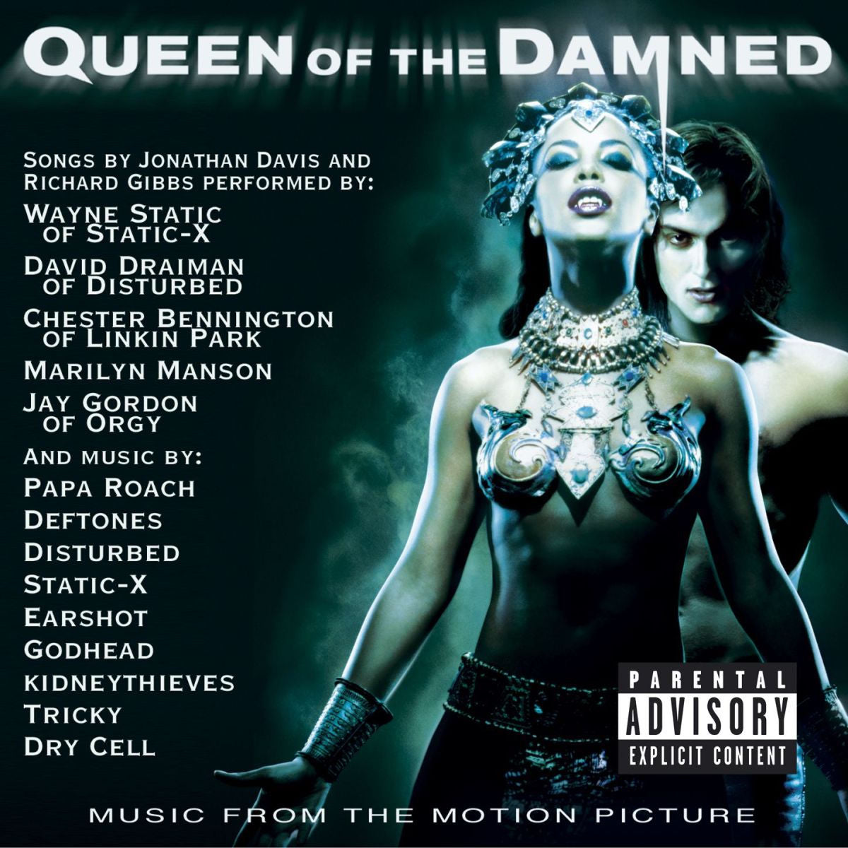 Various Artists – Queen Of The Damned (MUSIC FROM THE MOTION PICTURE) vinyl record cover