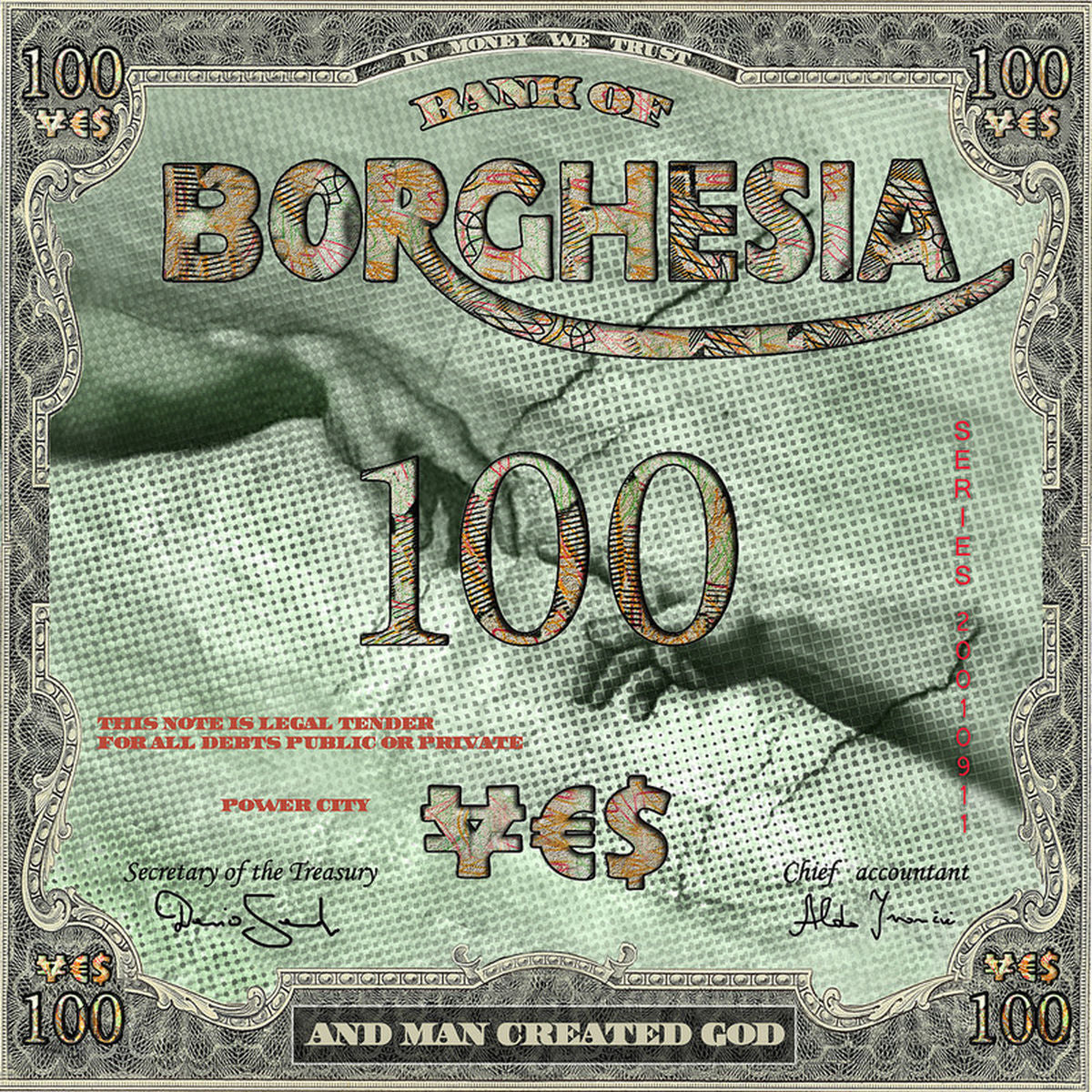 Borghesia – And Man Created (LTD) vinyl record cover
