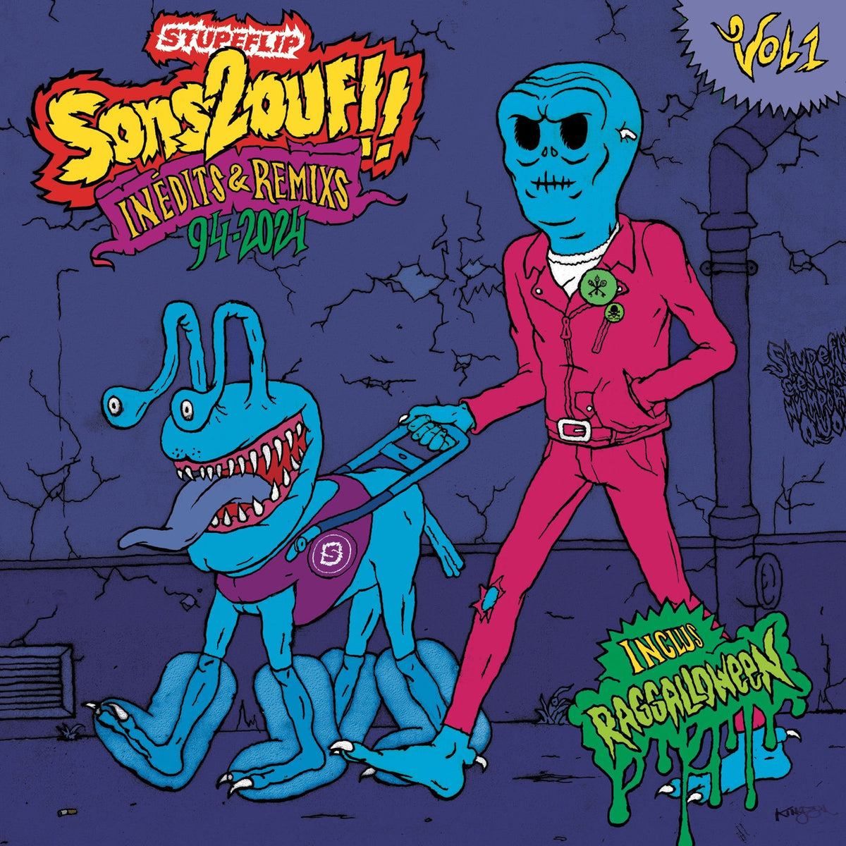 Stupeflip – Sons2Ouf!! (INEDITS ET REMIXS 94-2024) (2LP) vinyl record cover