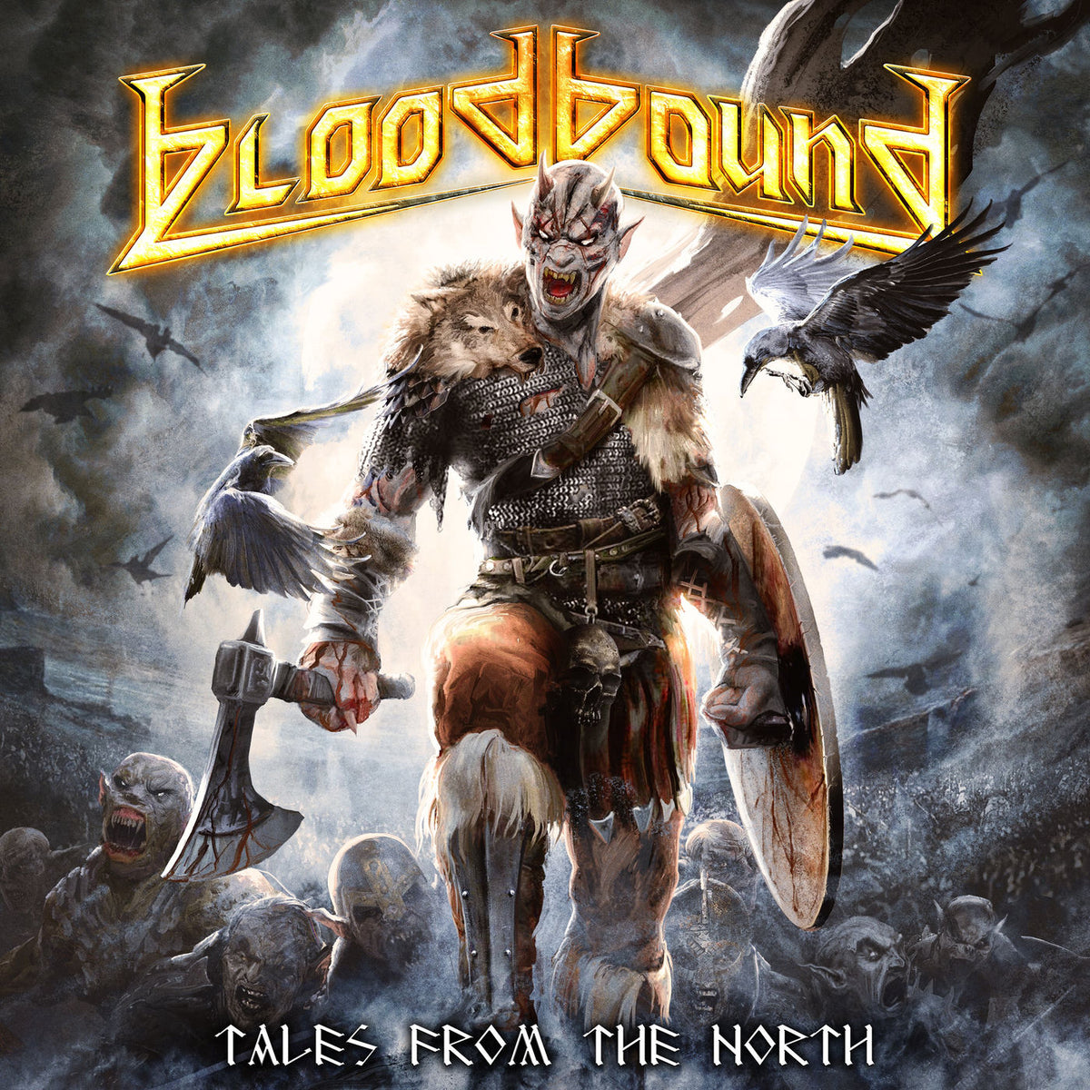 Bloodbound – Tales From The North (Limited Smokey Black Vinyl) vinyl record cover