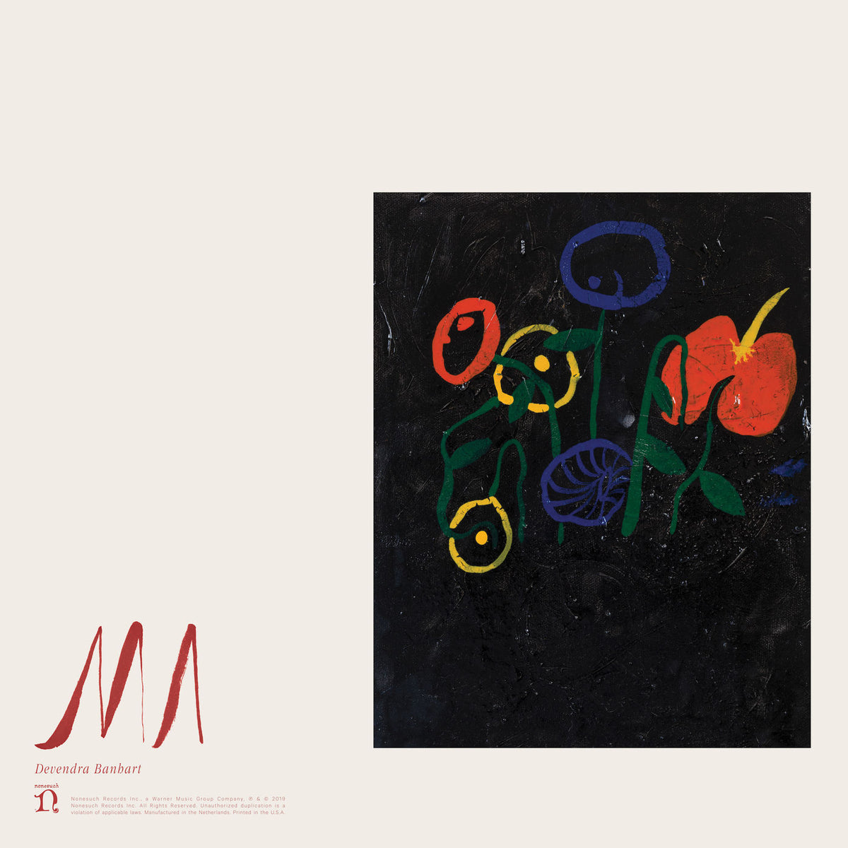Devendra Banhart – MA vinyl record cover