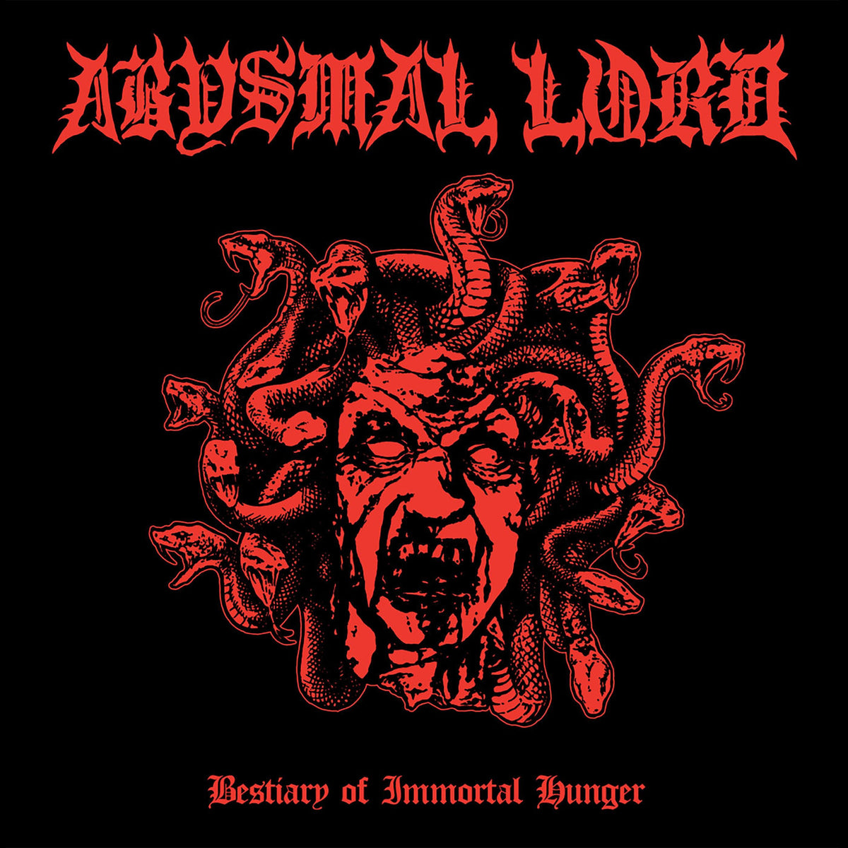 Abysmal Lord – Bestiary of Immortal Hunger (Coloured Vinyl) vinyl record cover