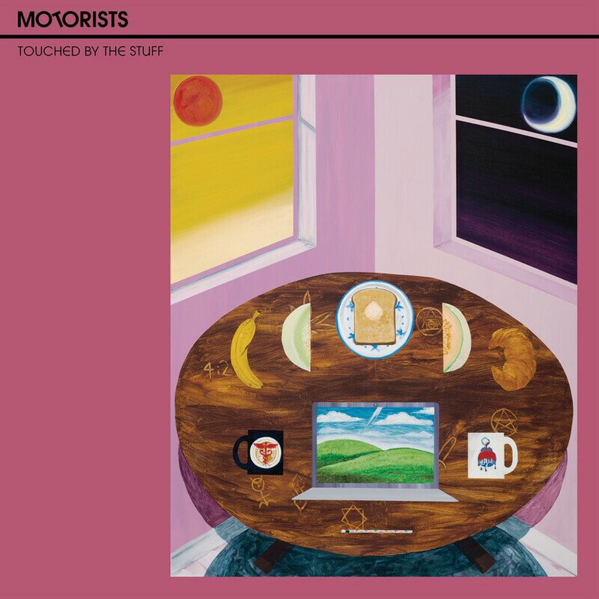 Motorists – Touched by the Stuff vinyl cover