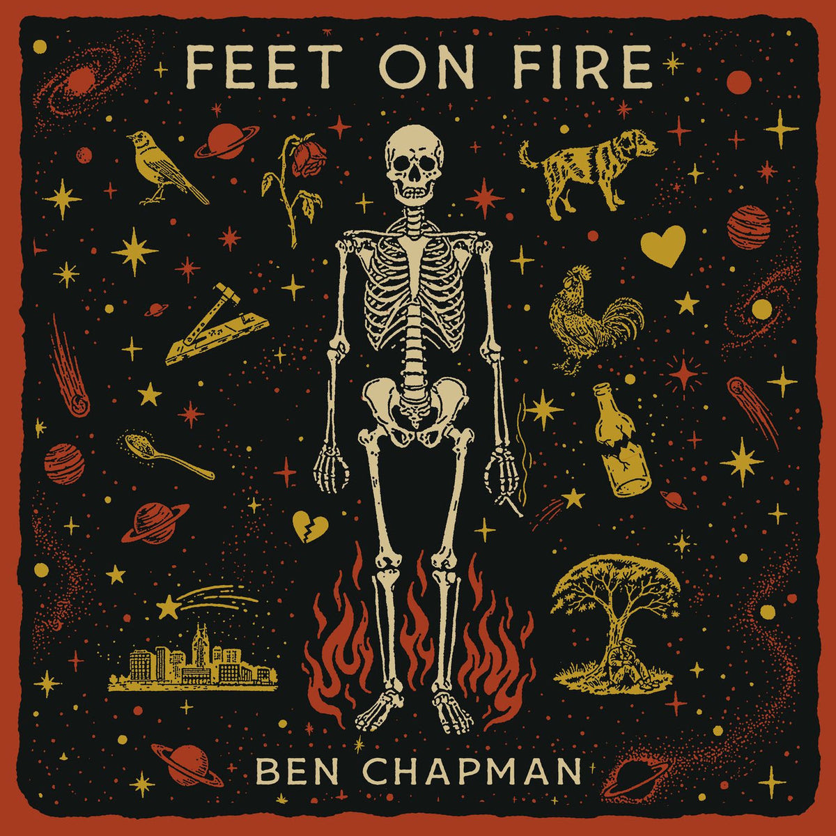 Ben Chapman – Feet On Fire vinyl record cover