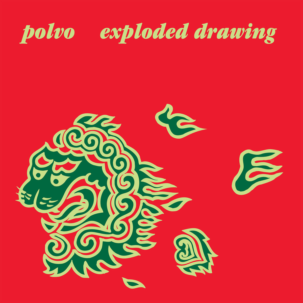 Polvo – Exploded Drawing vinyl cover
