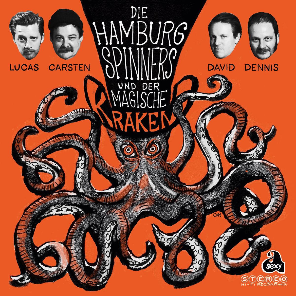 Hamburg Spinners – Der Magische Kraken vinyl record cover