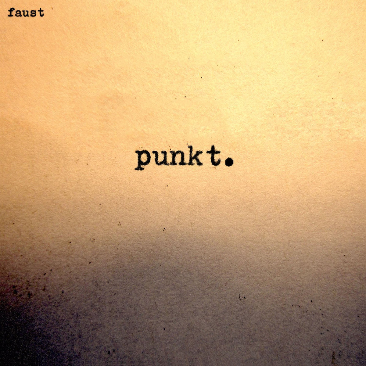 Faust – Punkt. vinyl record cover