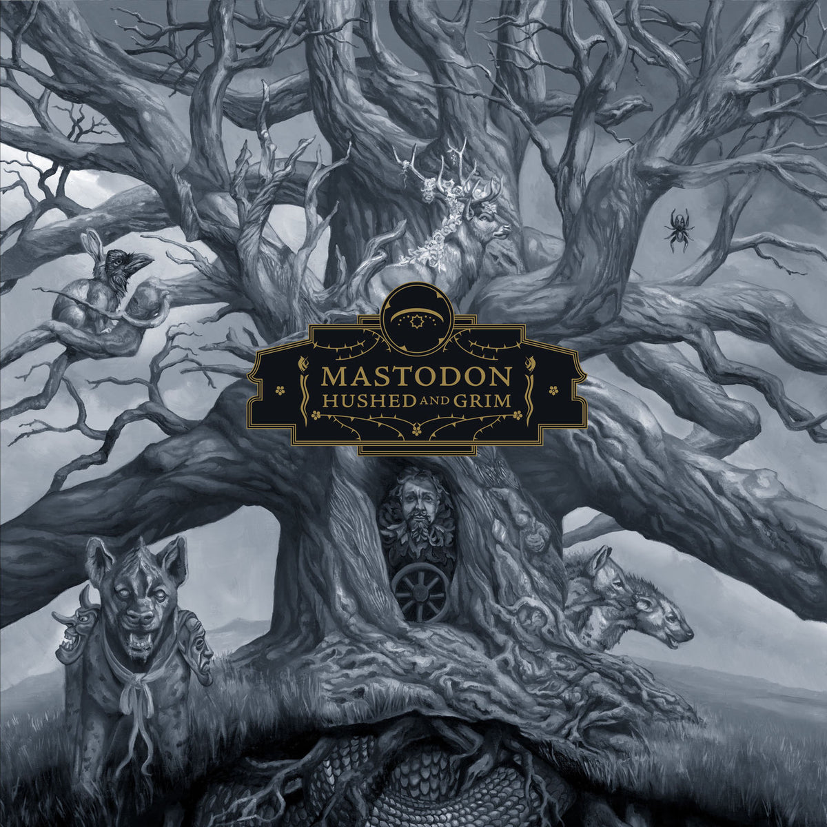 Mastodon – Hushed And Grim vinyl record cover