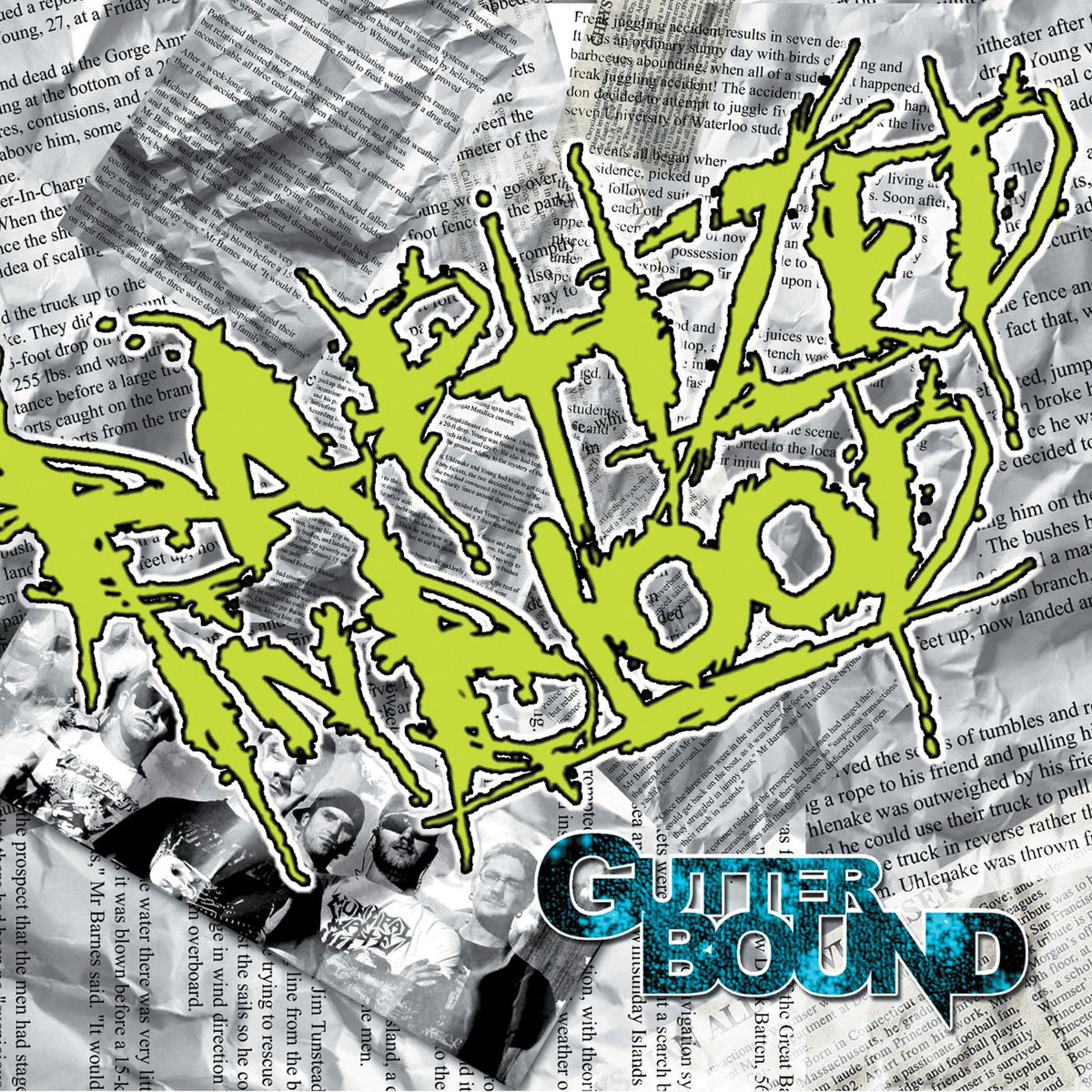 Baptized In Blood – Gutterbound -Reissue- vinyl record cover
