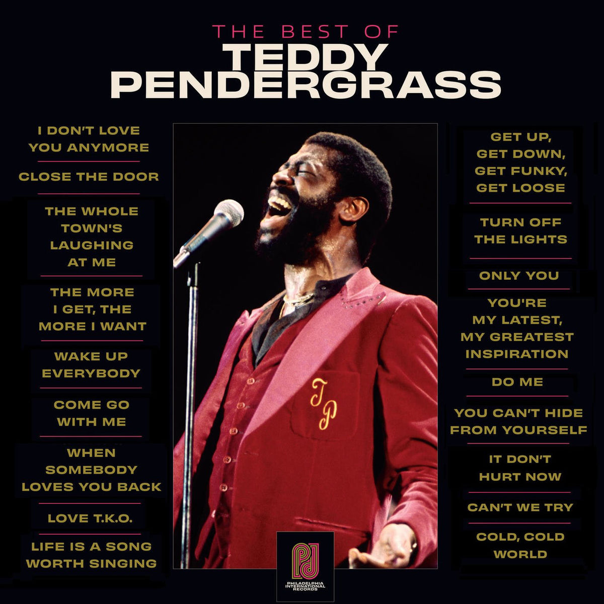 Teddy Pendergrass – The Best of Teddy Pendergrass vinyl record cover