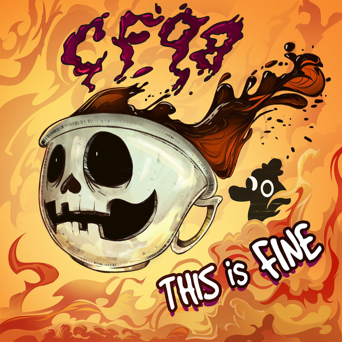 CF98 – This Is Fine [LP] vinyl record cover