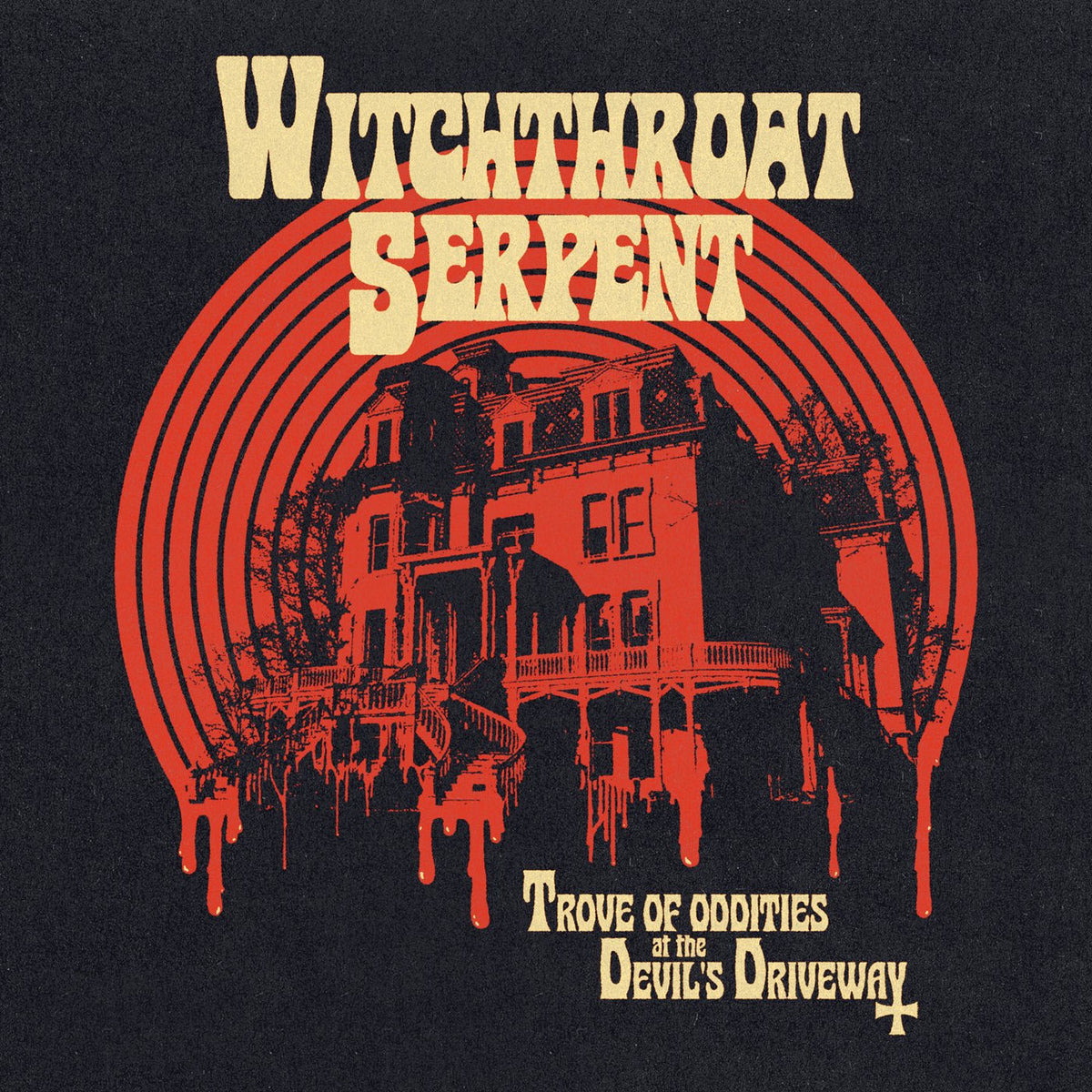 Witchthroat Serpent – Trove of Oddities at the Devil's Driveway vinyl record cover