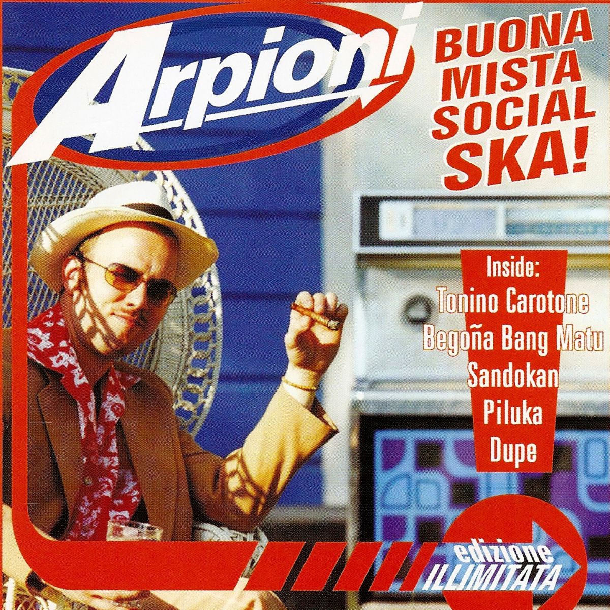 Arpioni – Buona Mista Social Ska (White Vinyl) vinyl record cover