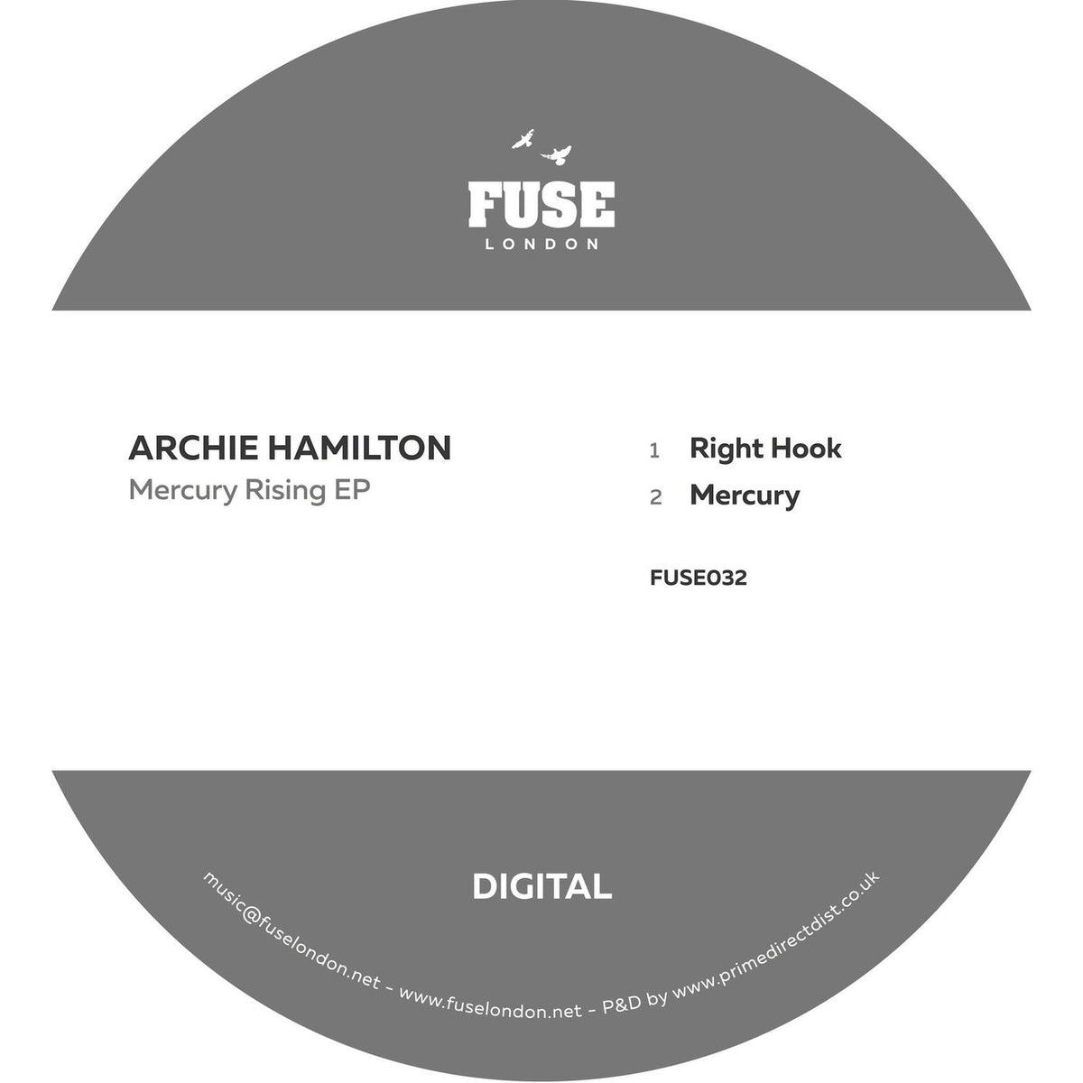 Archie Hamilton – Mercury Rising EP vinyl cover
