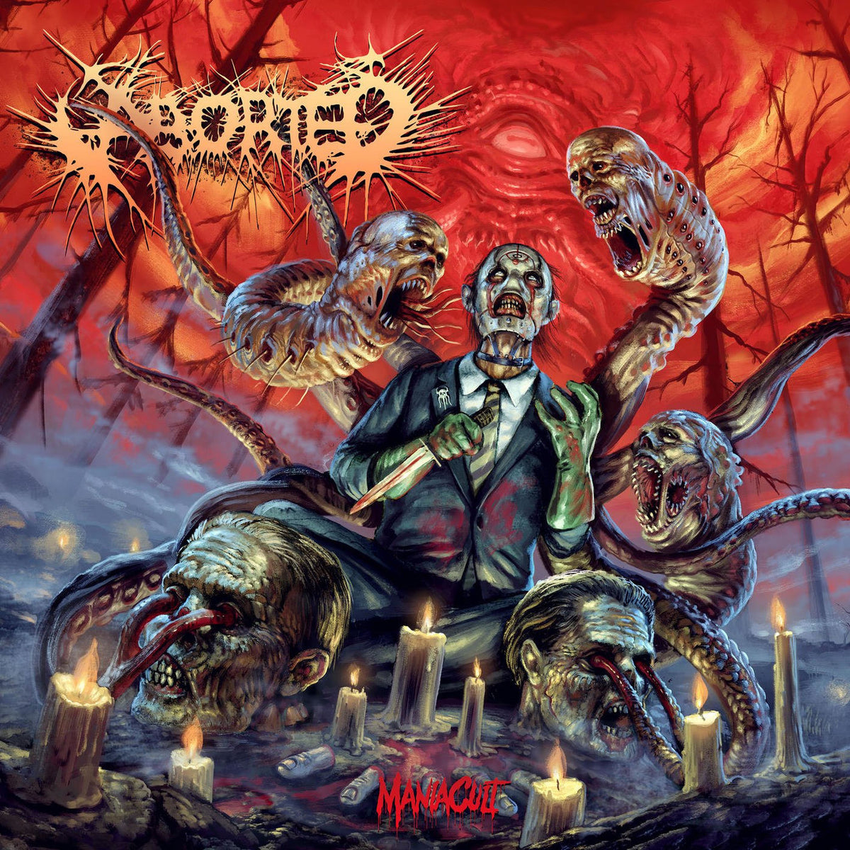 Aborted – Maniacult vinyl record cover