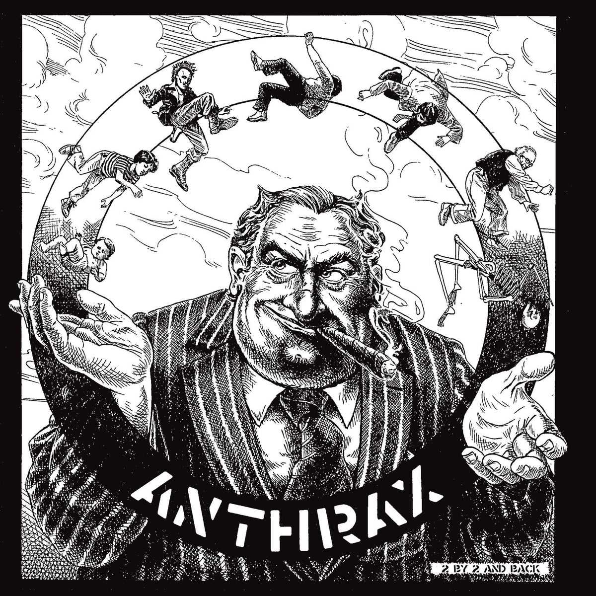 Anthrax – Capitalism Is Cannibalism vinyl record cover