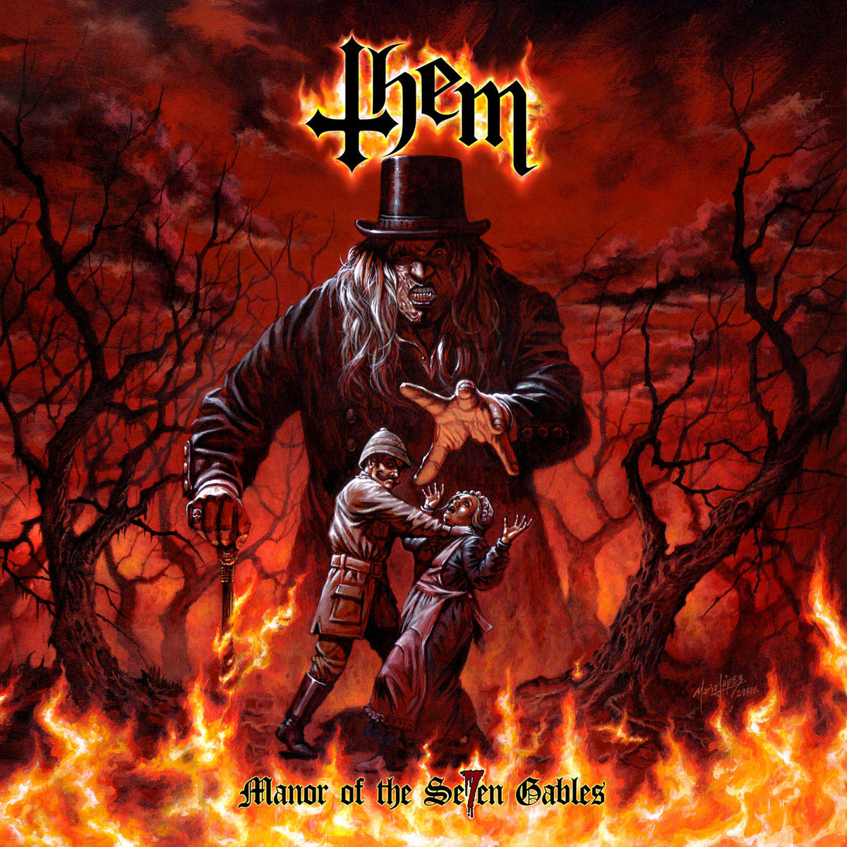 THEM – Manor Of The Se7En Gables vinyl record cover