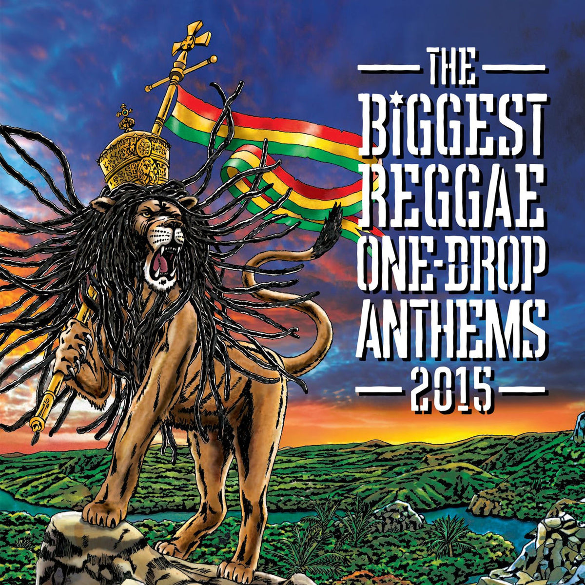 Various Artists – Biggest One Drop Anthems 2015 vinyl record cover