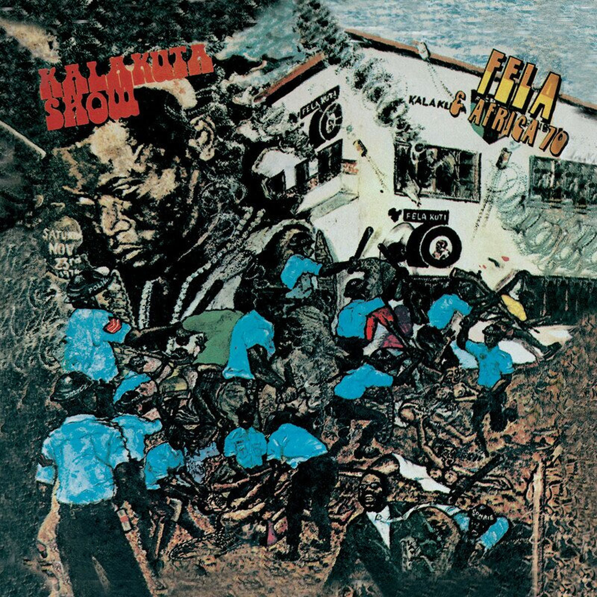 Fela Kuti – Kalakuta Show vinyl record cover