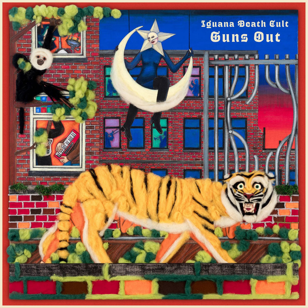 Iguana Death Cult – Guns Out (Limited Edition) vinyl record cover