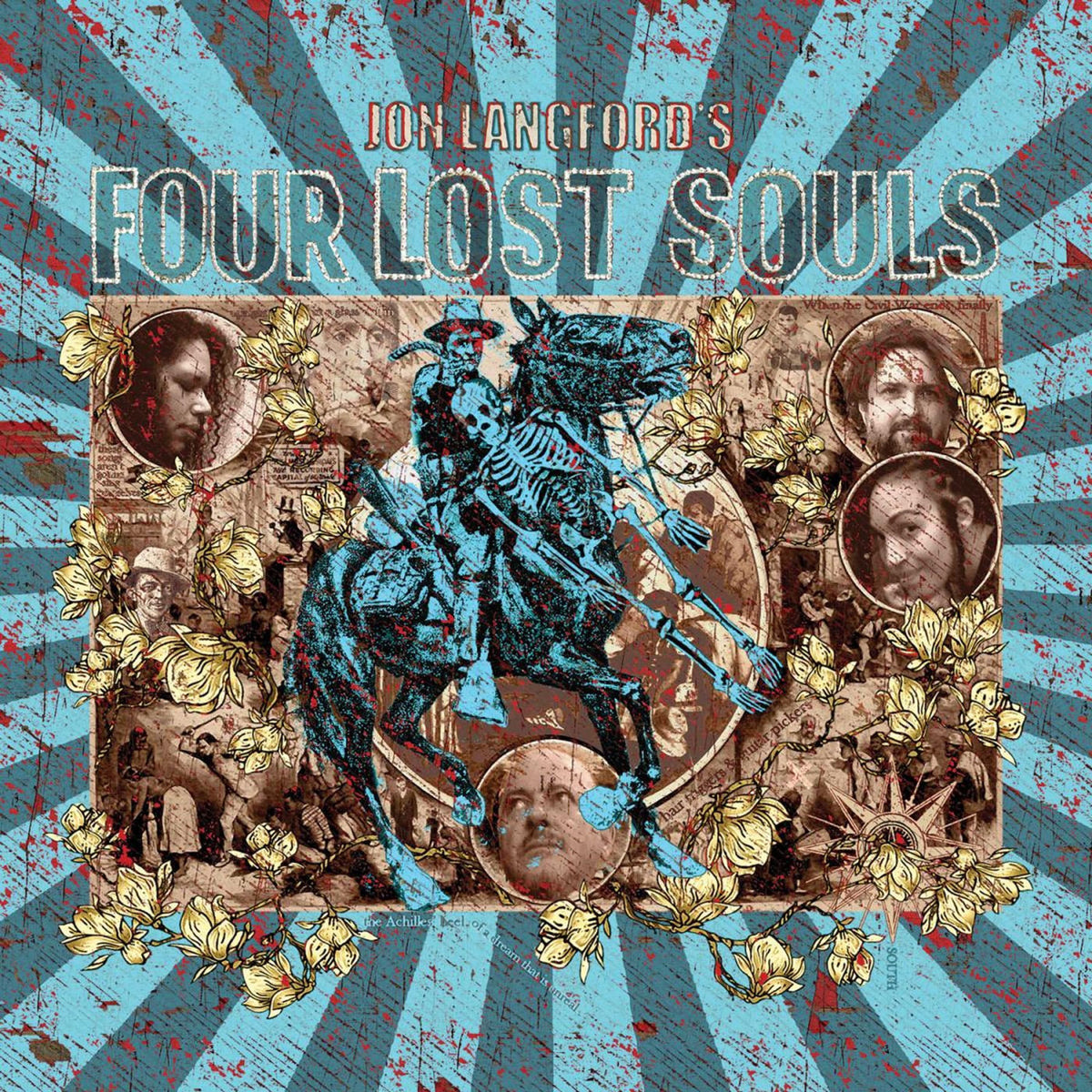 Jon Langford – Four Lost Souls vinyl cover