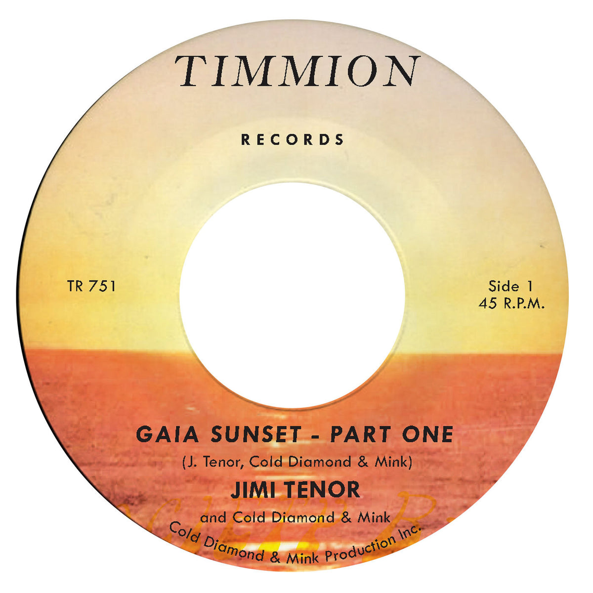 Jimi Tenor – Gaia Sunset (Part 1) vinyl cover