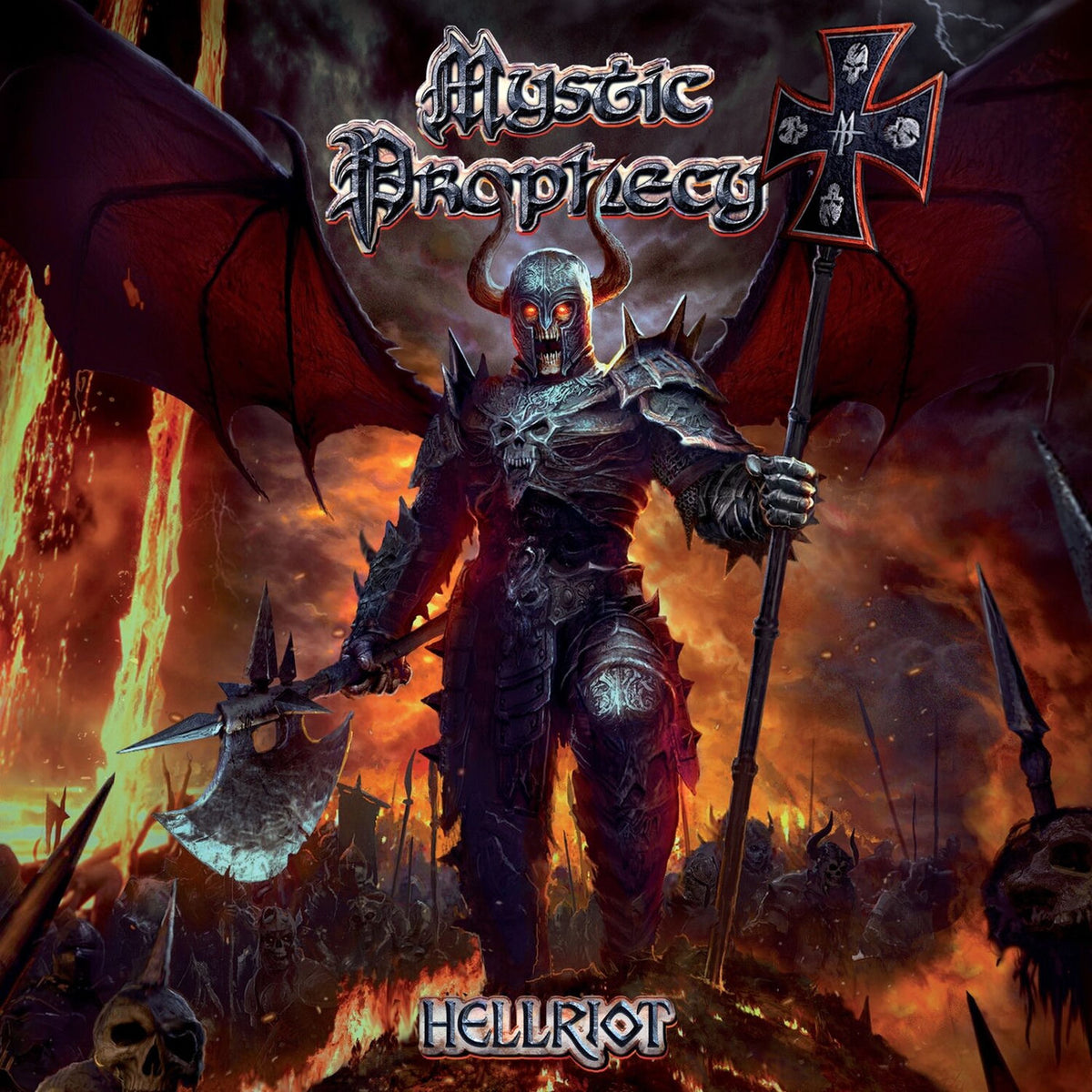 Mystic Prophecy – Hellriot (Coloured Vinyl) vinyl record cover