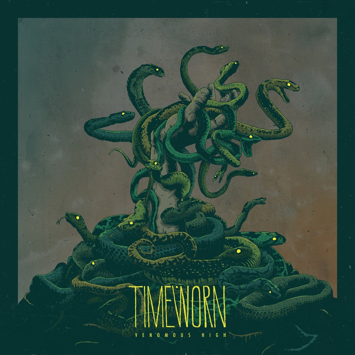 Timeworn – Venomous High vinyl record cover