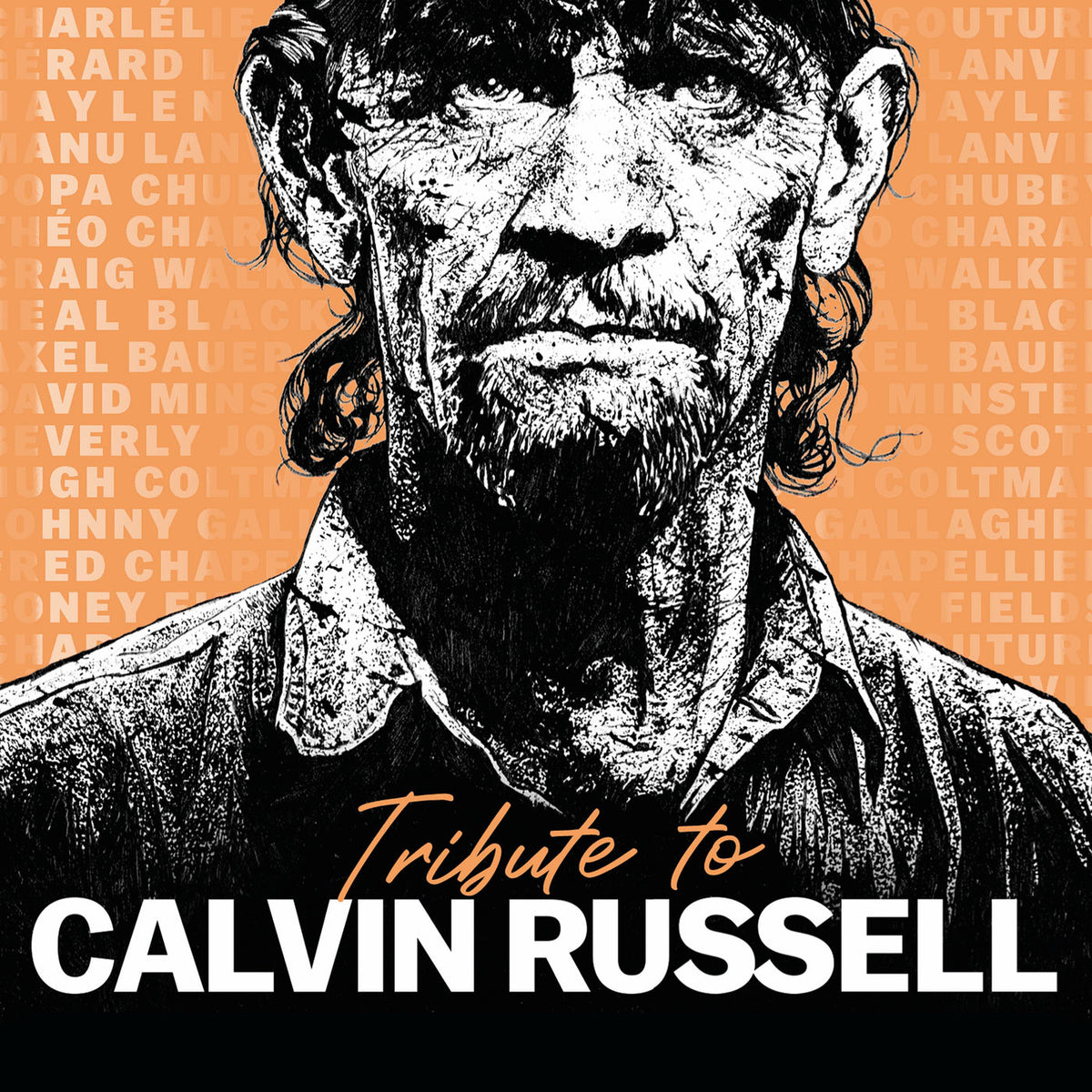 Various Artists – Tribute To Calvin Russell vinyl record cover