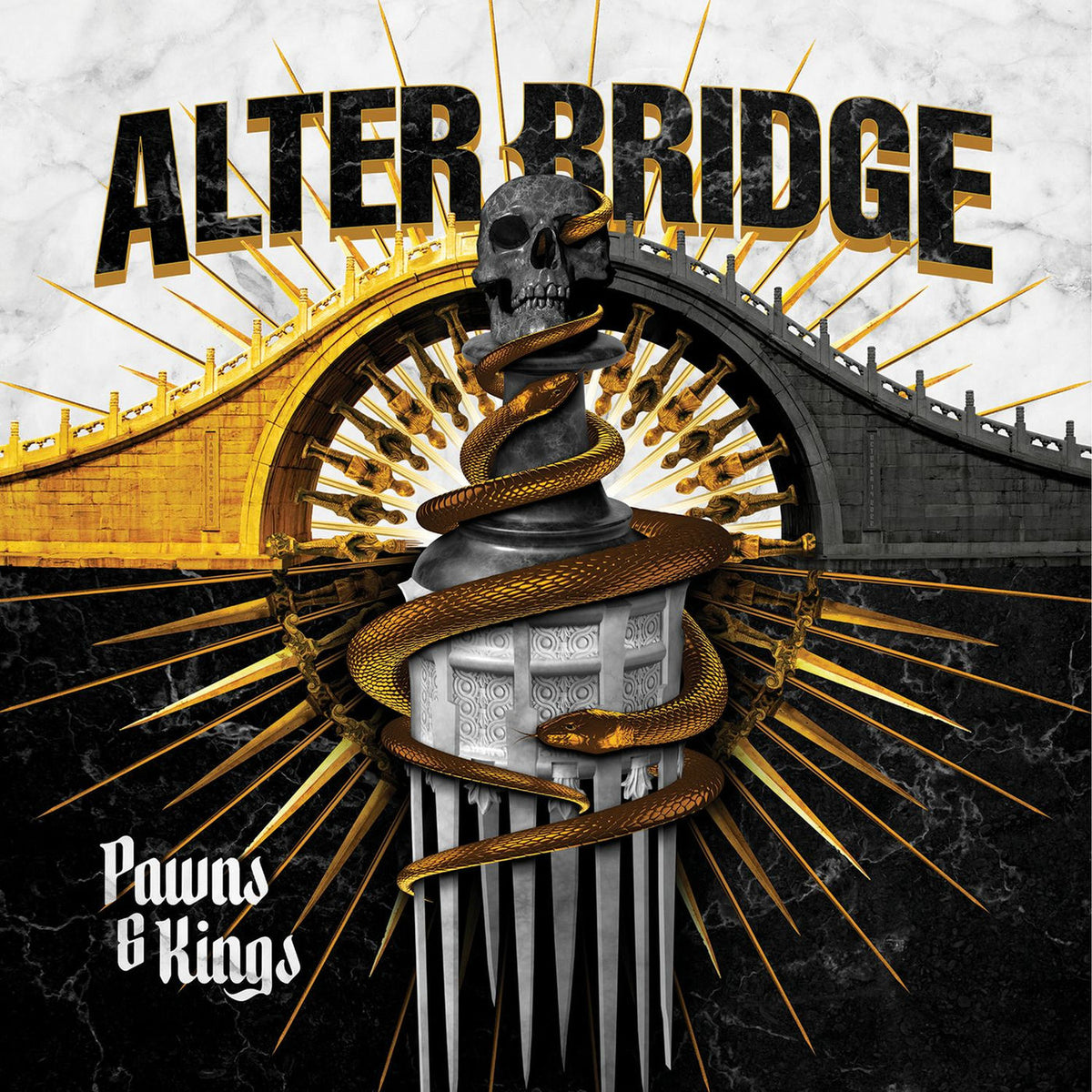 Alter Bridge – Pawns & Kings (Sun Yellow Vinyl) (Indies) vinyl record cover