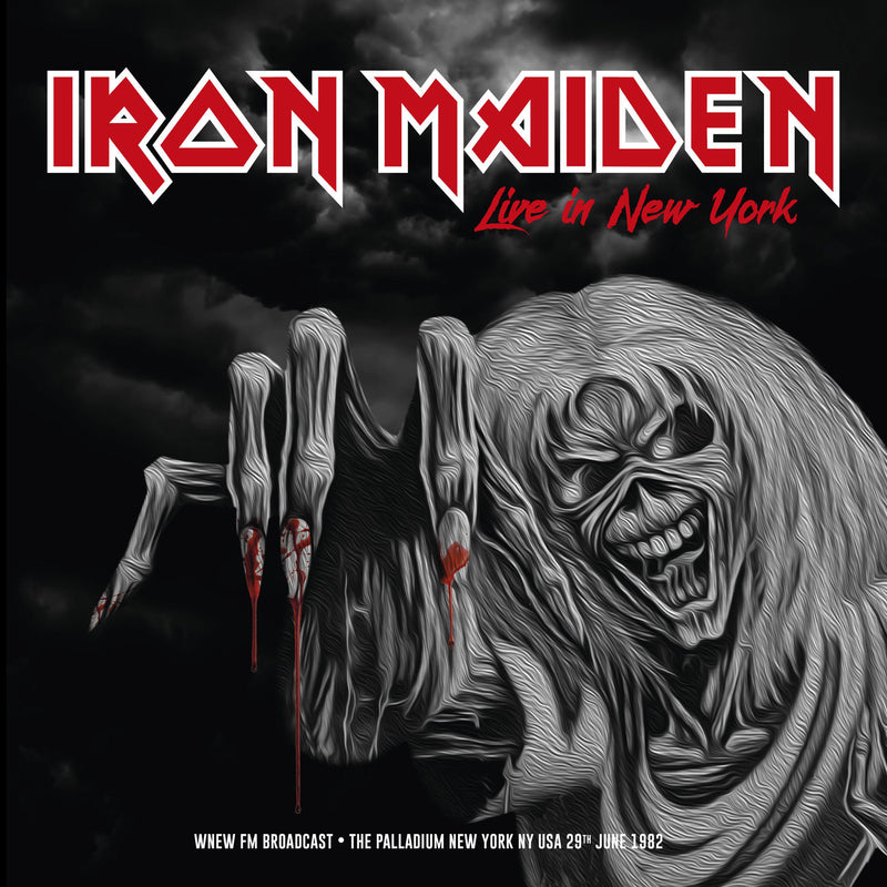 Iron Maiden – Live In New York (Yellow Vinyl) vinyl record cover