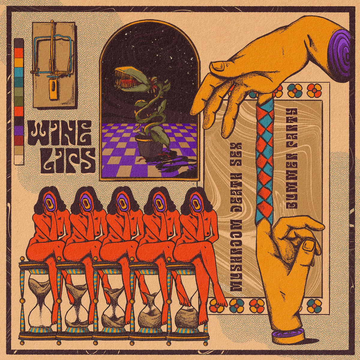 Wine Lips – Mushroom Death Sex Bummer Party vinyl record cover