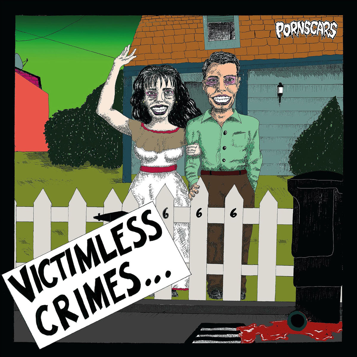 Pornscars – Victimless Crimes... vinyl record cover