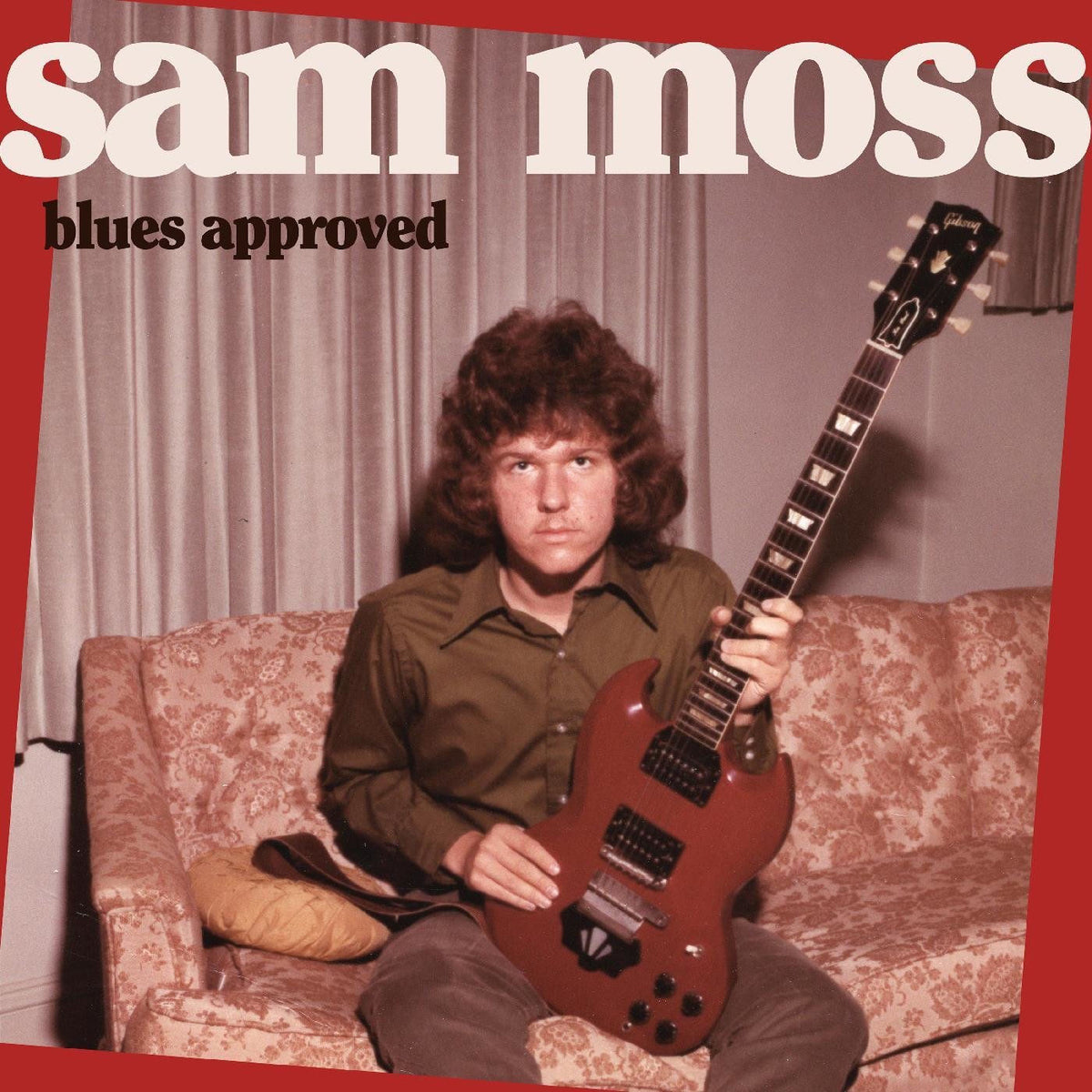 Sam Moss – Blues Approved vinyl cover