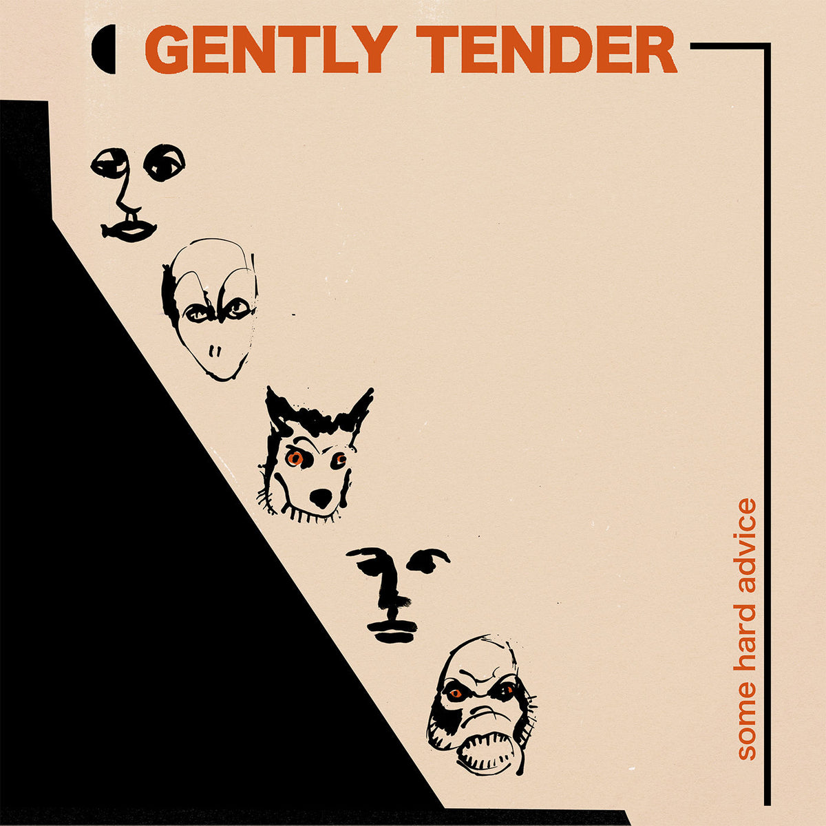 Gently Tender – Some Hard Advice vinyl cover