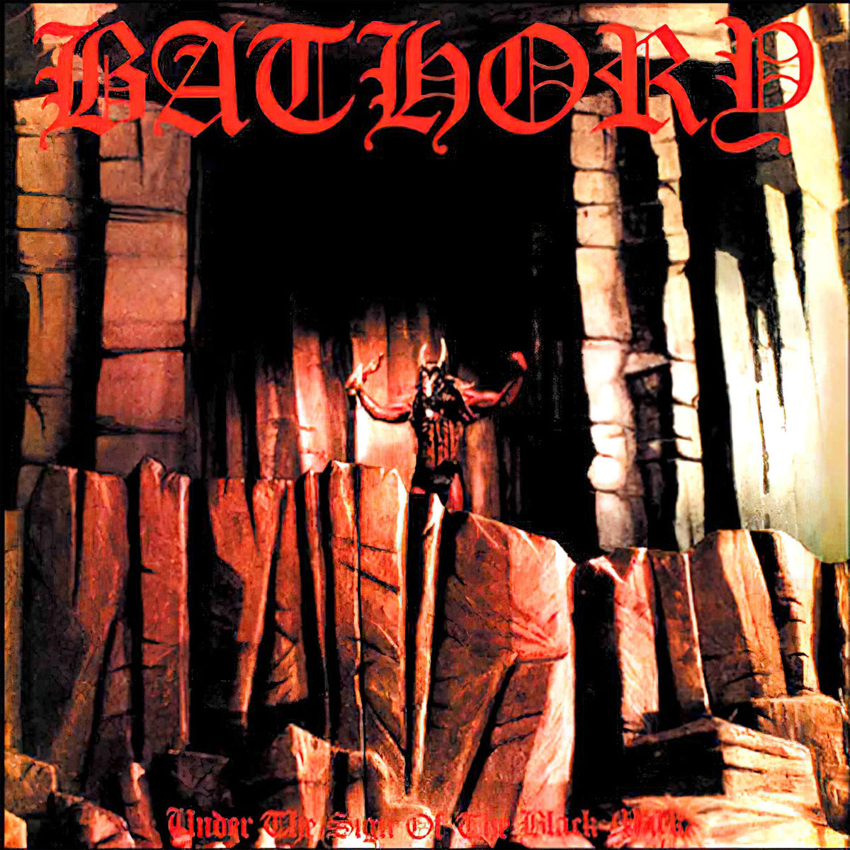 Bathory – Under the Sign of the Black Mark vinyl record cover