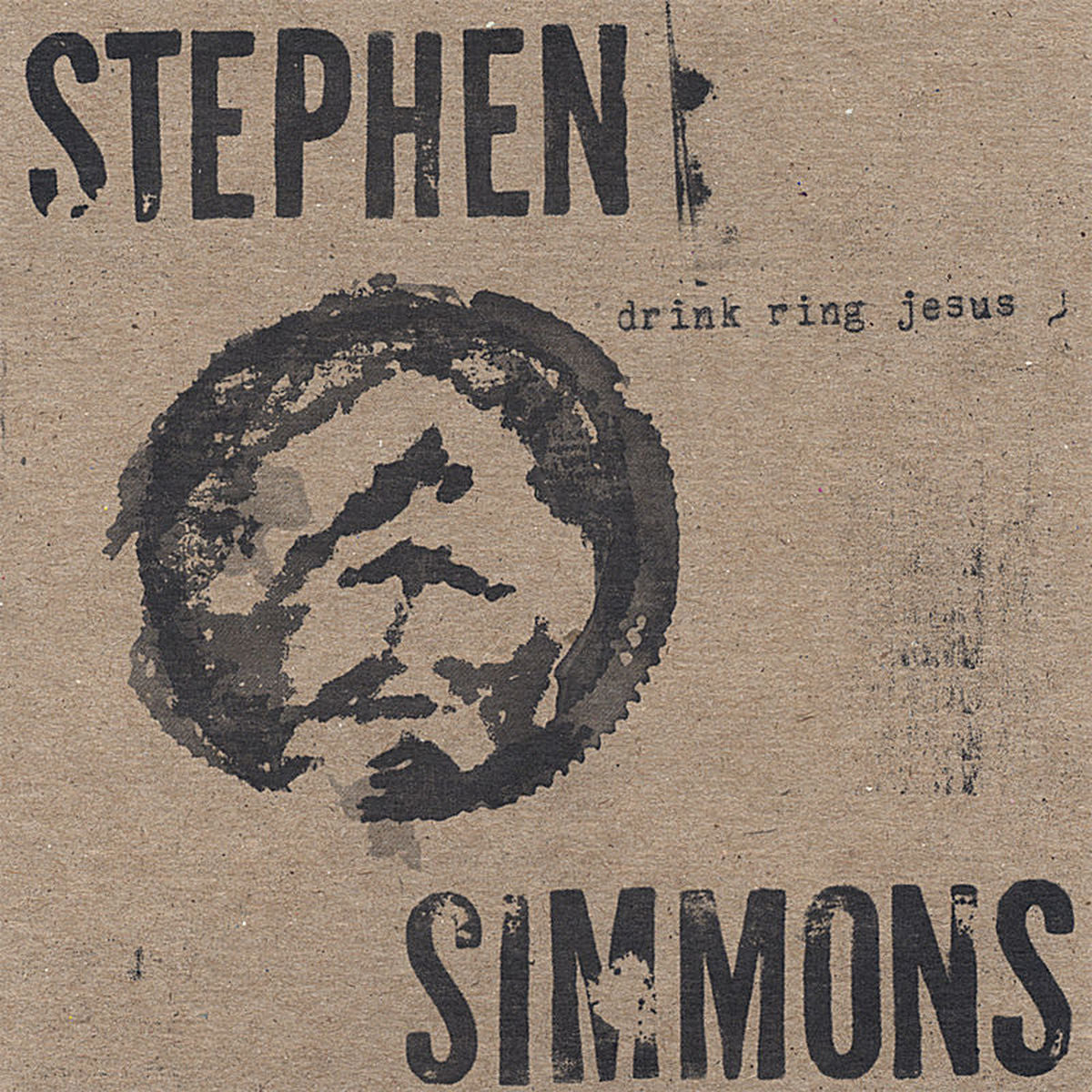 Stephen Simmons – Drink Ring Jesus vinyl record cover