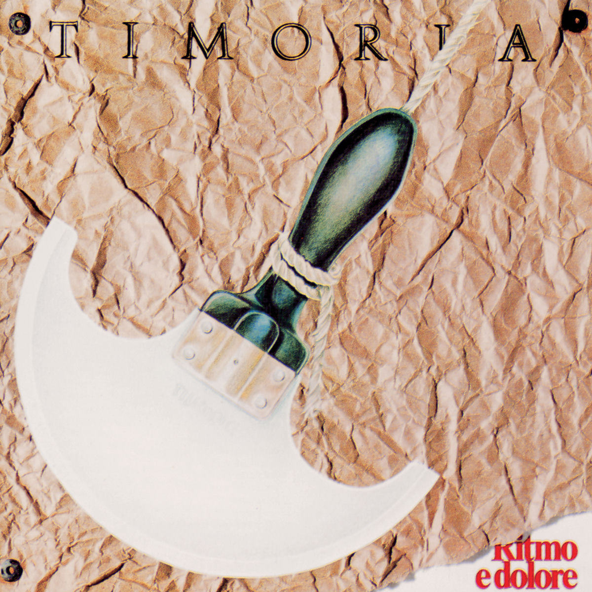 Timoria – Ritmo E Dolore vinyl record cover