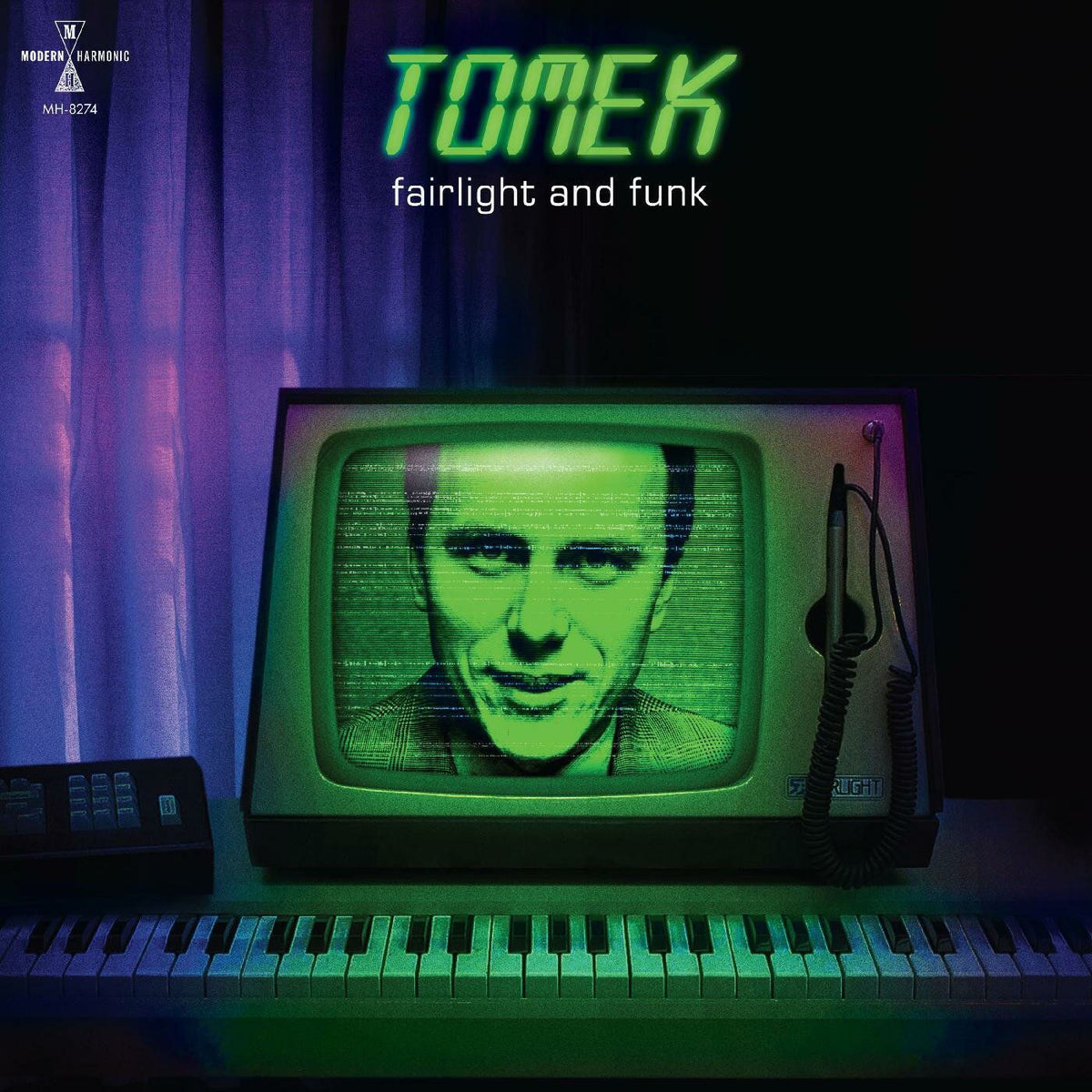 Tomek – Fairlight And Funk (MONOCHROME MONITOR GREEN VINYL) vinyl record cover