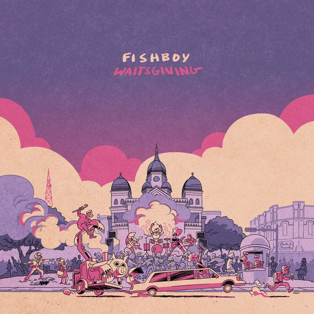 Fishboy – Waitsgiving vinyl record cover