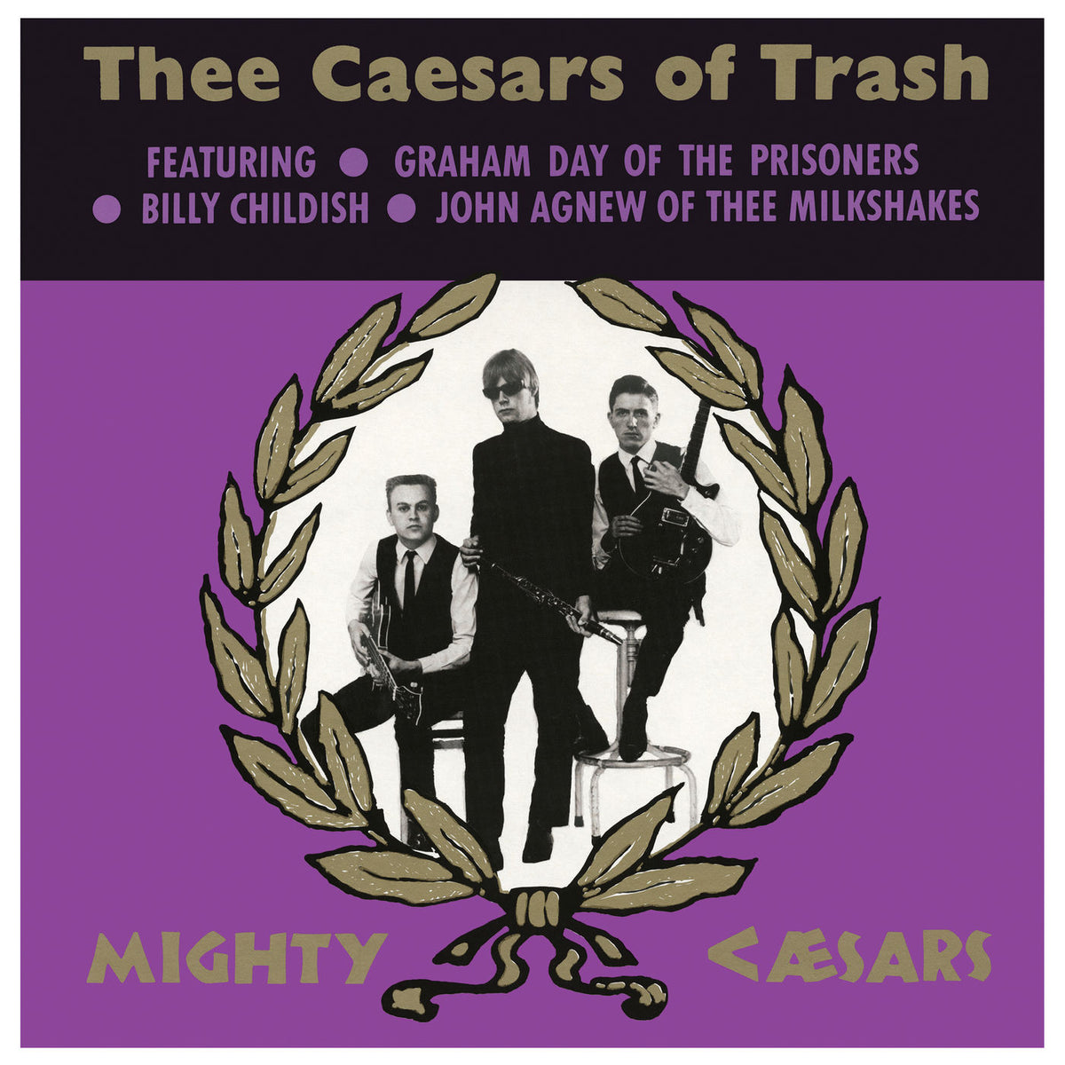 Thee Mighty Caesars – Caesars of Trash vinyl record cover