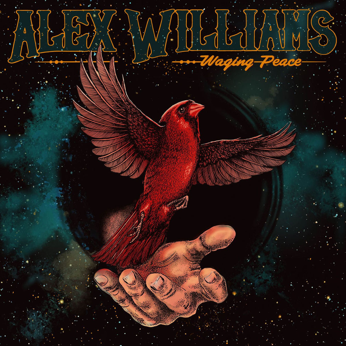 Alex Williams – Waging Peace vinyl cover