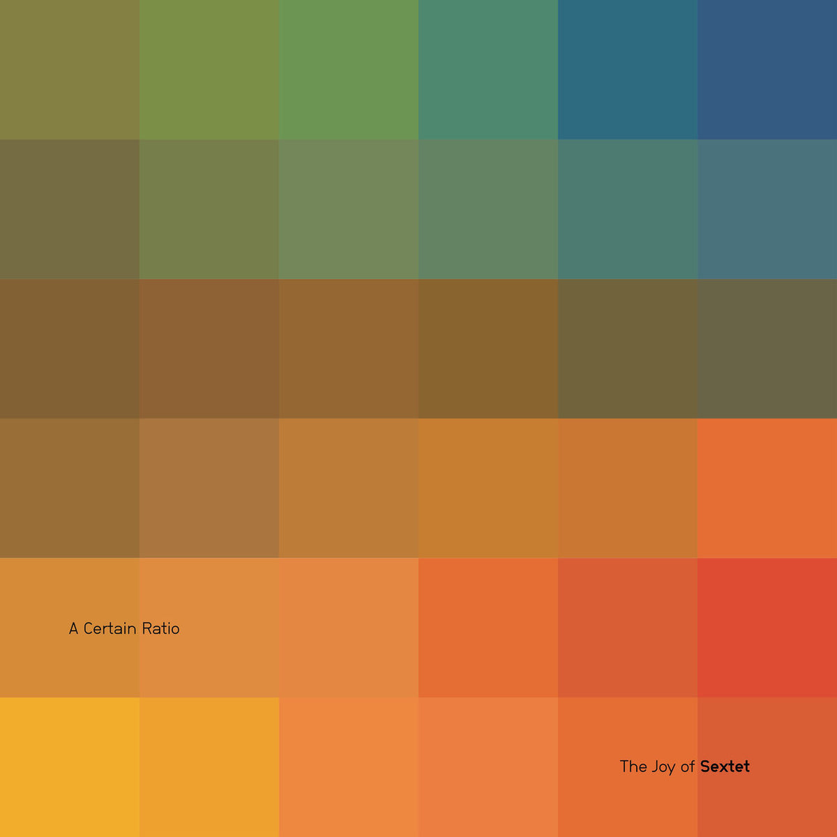 A Certain Ratio – The Joy of Sextet vinyl record cover