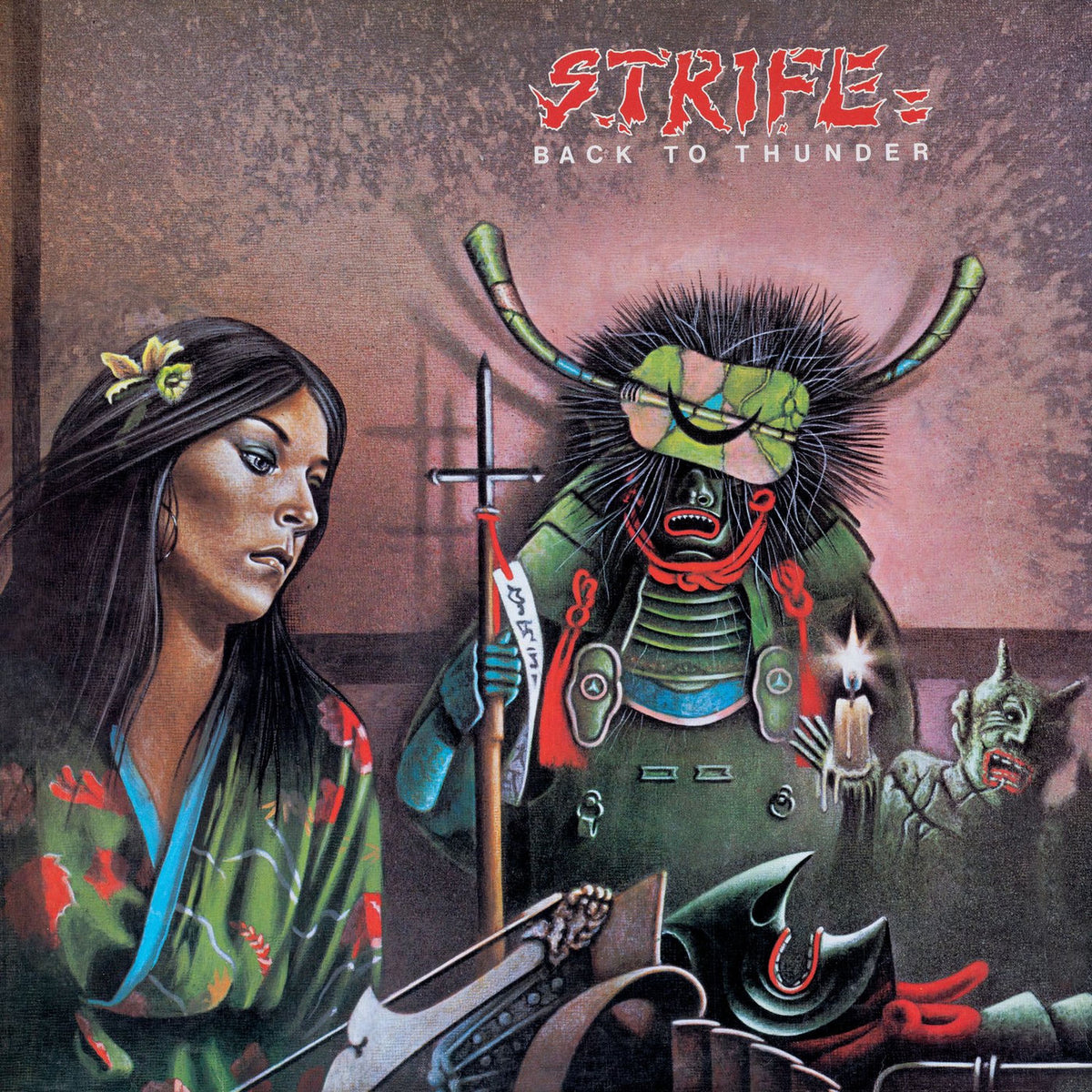 Strife – Back to Thunder vinyl record cover