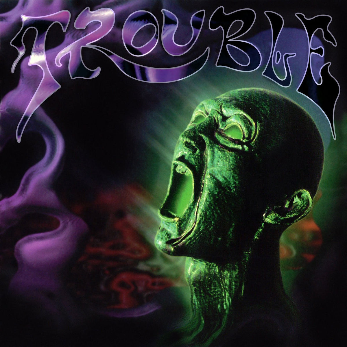 Trouble – Plastic Green Head vinyl record cover