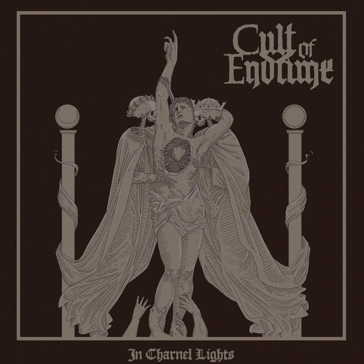 Cult Of Endtime – In Charnel Lights (UK) vinyl record cover